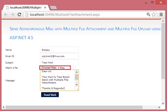 Attach Multiple File